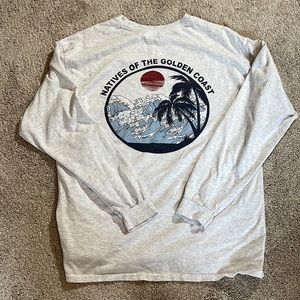 John Galt Long Sleeve Golden Coast Graphic Tee